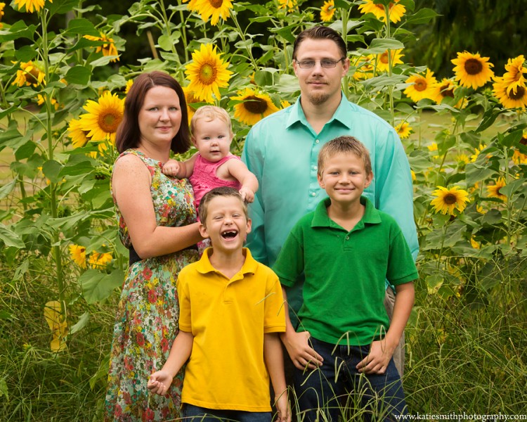 Family Portrait by Alamance County Photographer Katie Smith