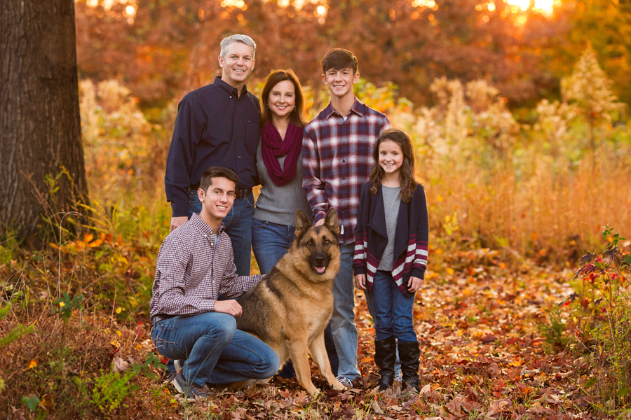 Fall Family Portraits in Mebane NC