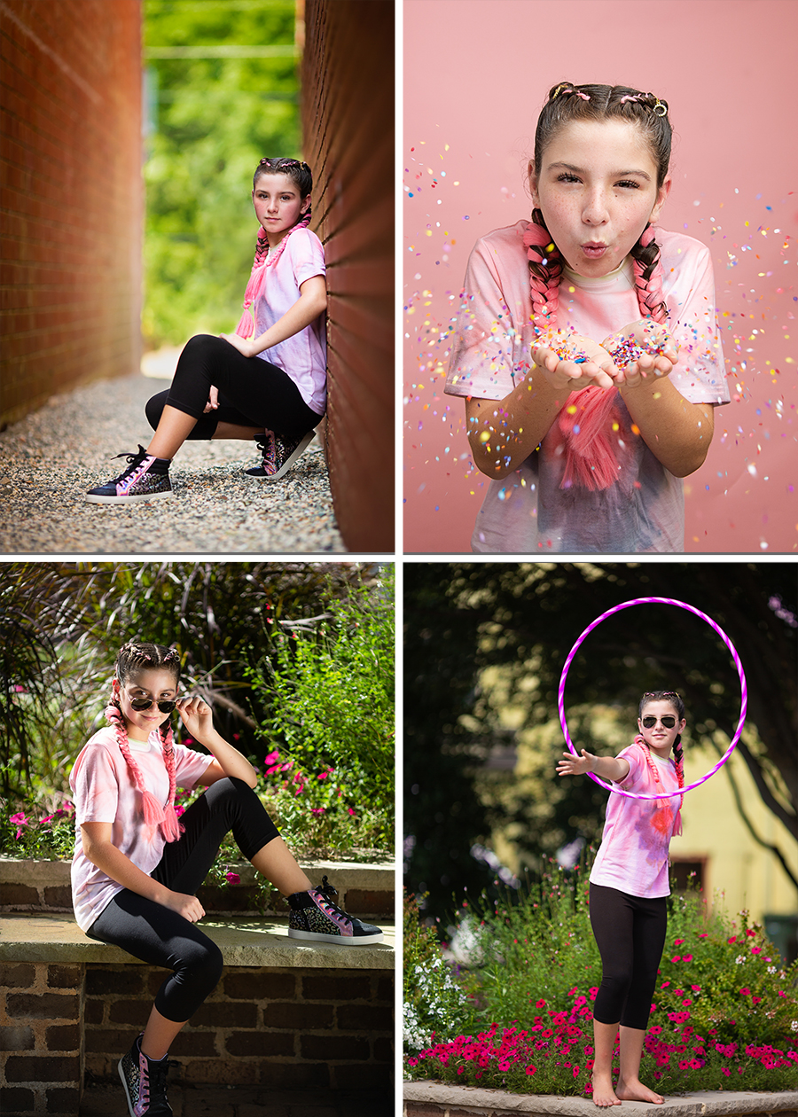 Downtown Mebane Photographer for Girl Tween and Teen Empowerment Sessions